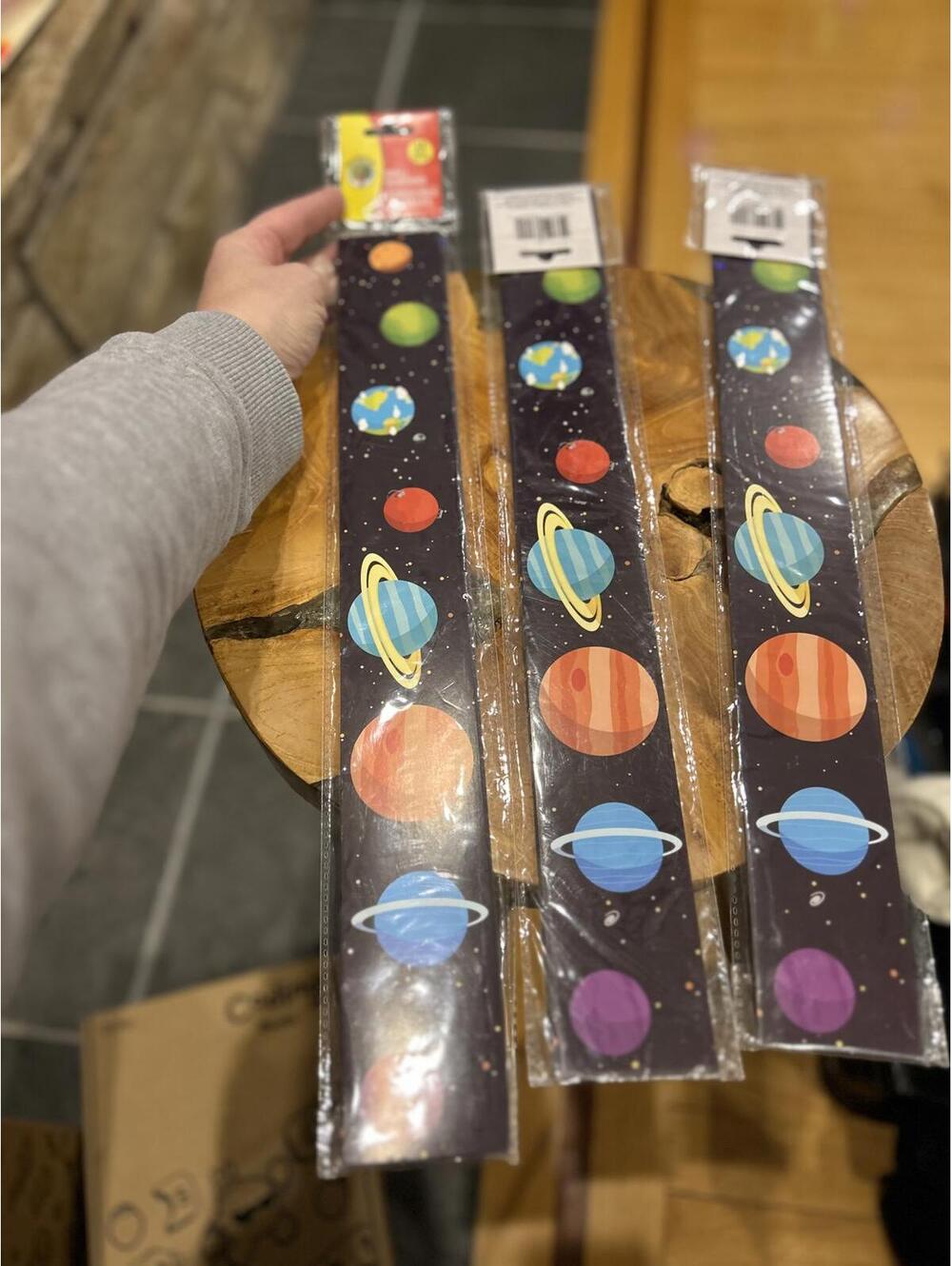 Teaching Tree Wall Borders Planets Space 14 Pieces Total